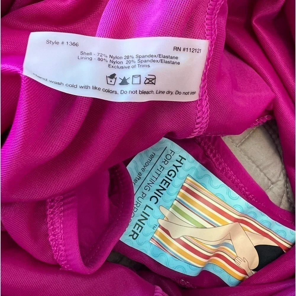 SPANX Core High Rise Shaping FullCoverage Swim Bottoms Shapewear In Berry NWT